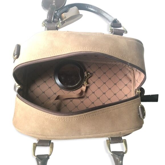 Authentic Pierre Cardin Leather Trim Weekender/Train Bag - Picture 6 of 8